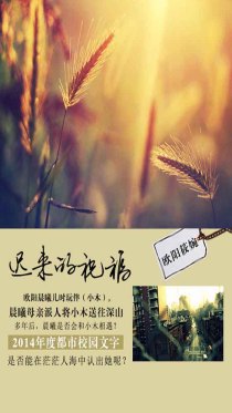 迟来的祝福